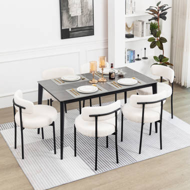George Oliver Modern Accent Chair Upholstered Dining Chairs